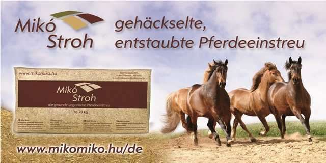 Mikó Stroh- Die gesunde, ungarische Pferdeeinstreu